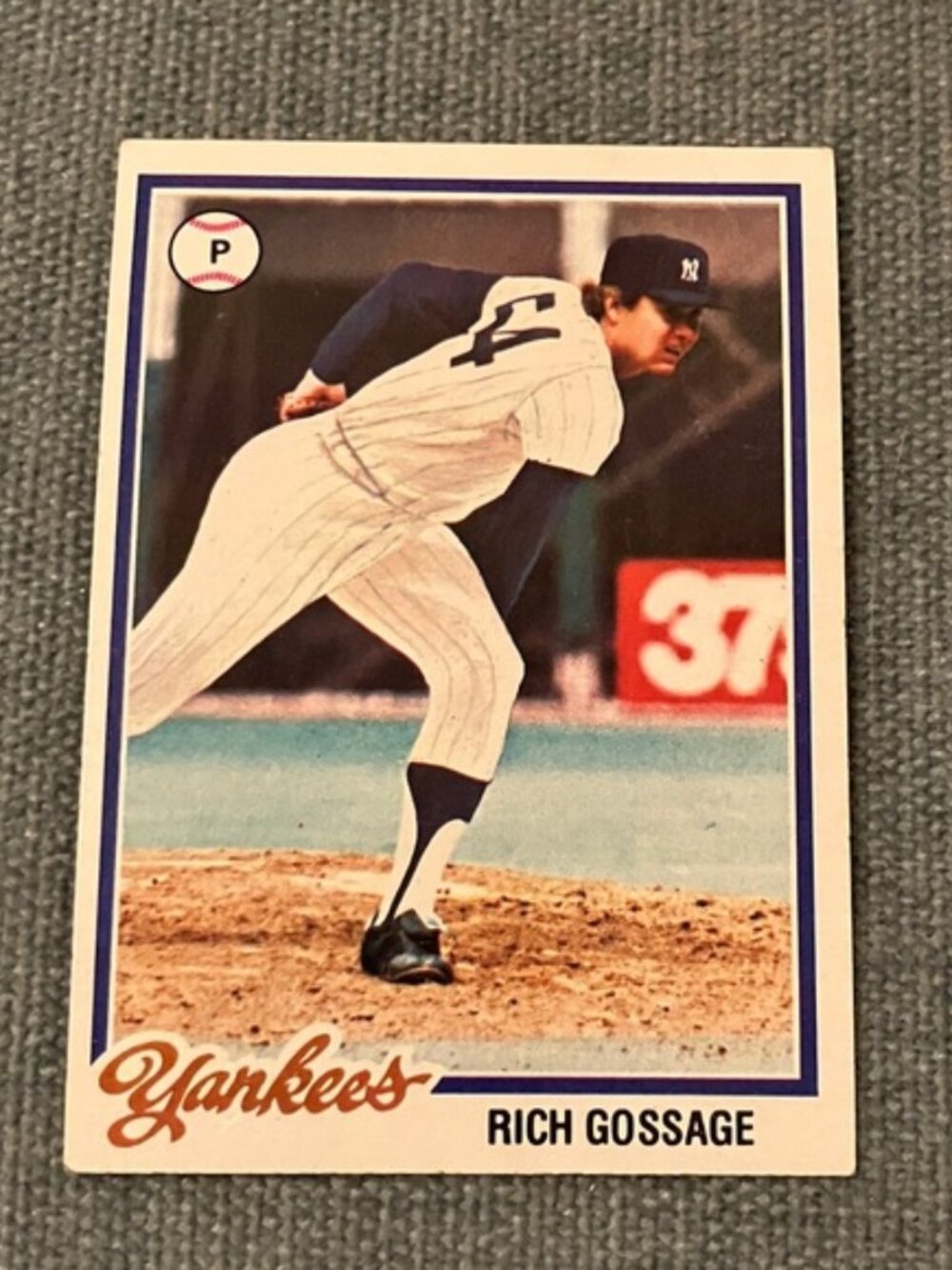 1978 Topps New York Yankees Baseball Card Trading Card